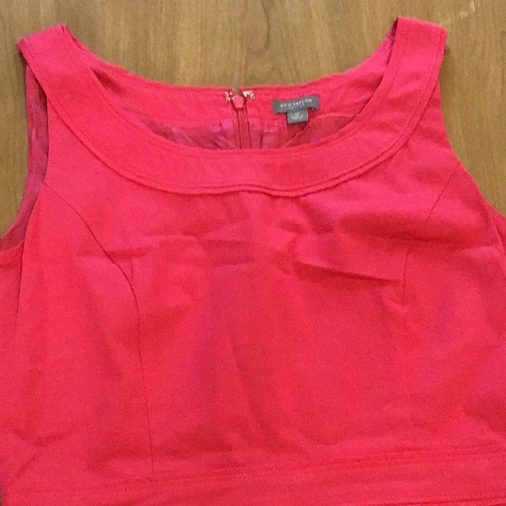 Ann Taylor Hot pink dress